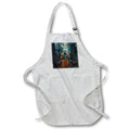 Apron - Rabbit in a post apocalyptic forest AI Generated Art