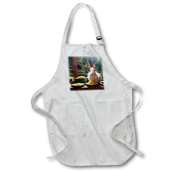 Apron - Rabbit With Spaghetti AI Generated Art