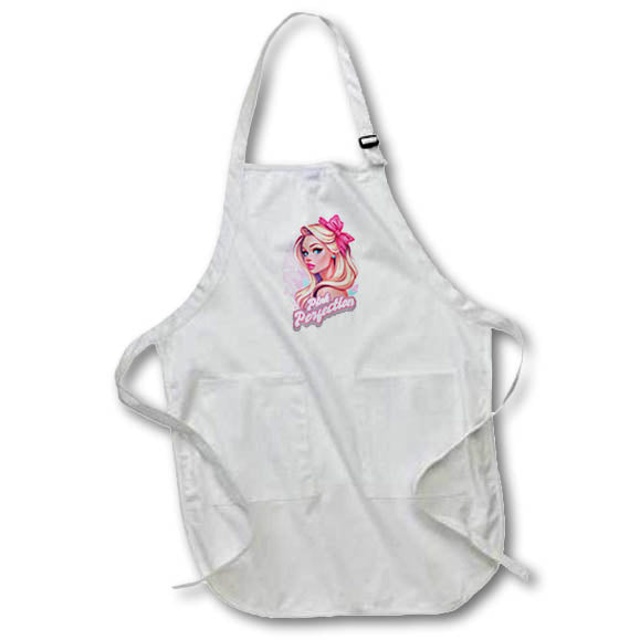 Apron - Pink Perfection Blonde Doll Digital Art