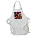 Apron - Maine Coon cat with floral background CR Media - Illustrations