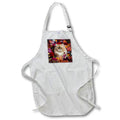 Apron - Persian cat with floral background CR Media - Illustrations