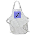Apron - Sandwich Tern Seagull Bird In Flight Cut Out Vector Art - Seagull Bird