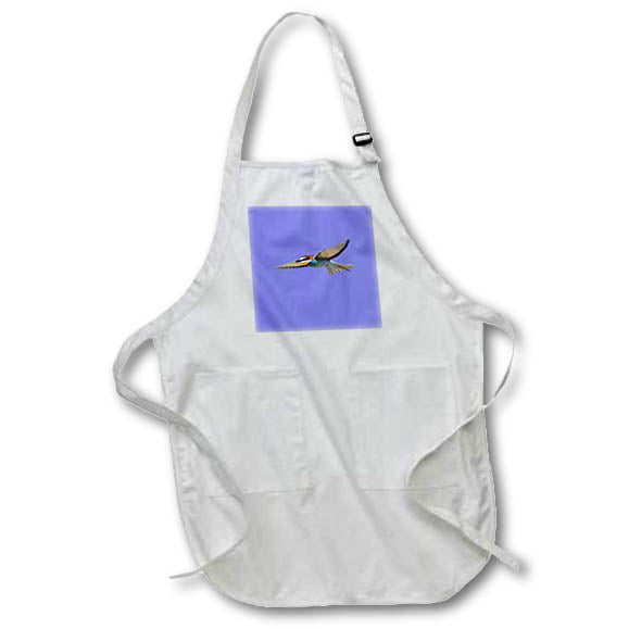 Apron - A European Bee-Eater In Flight Cut Out Vector Art - Bee Eater Bird