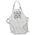 Apron - Rose Print White Lace Designs General Themes