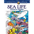 Creative Haven Sea Life Color by Number Coloring Book - Paperback