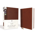 Nasb, Journal the Word Reference Bible, Leathersoft Over Board, Brown, Red Letter Edition, 1995 Text, Comfort Print: Let Scripture Explain Scripture. - Hardcover