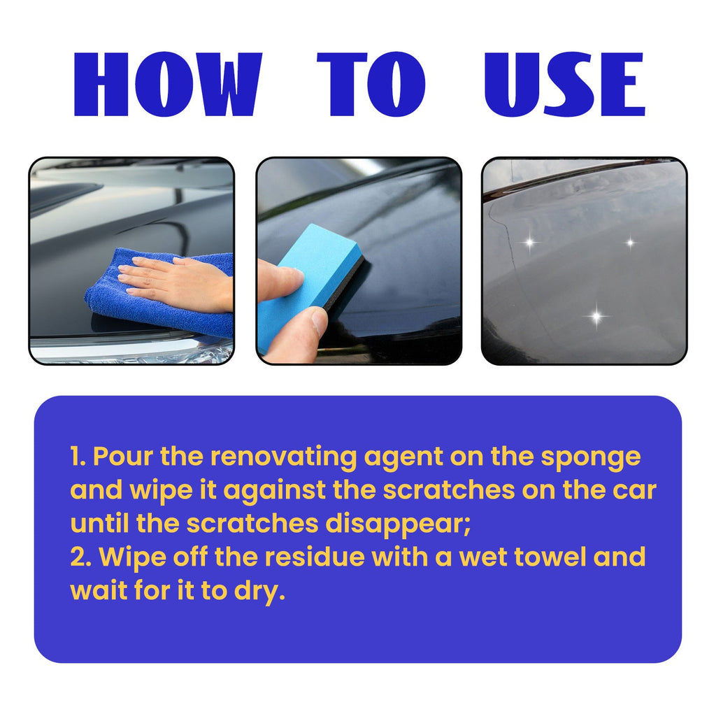 Scratch Retreader, Car Scratch Paint Repair Maintenance Refurbished Cleaning And Polishing Coating Agent