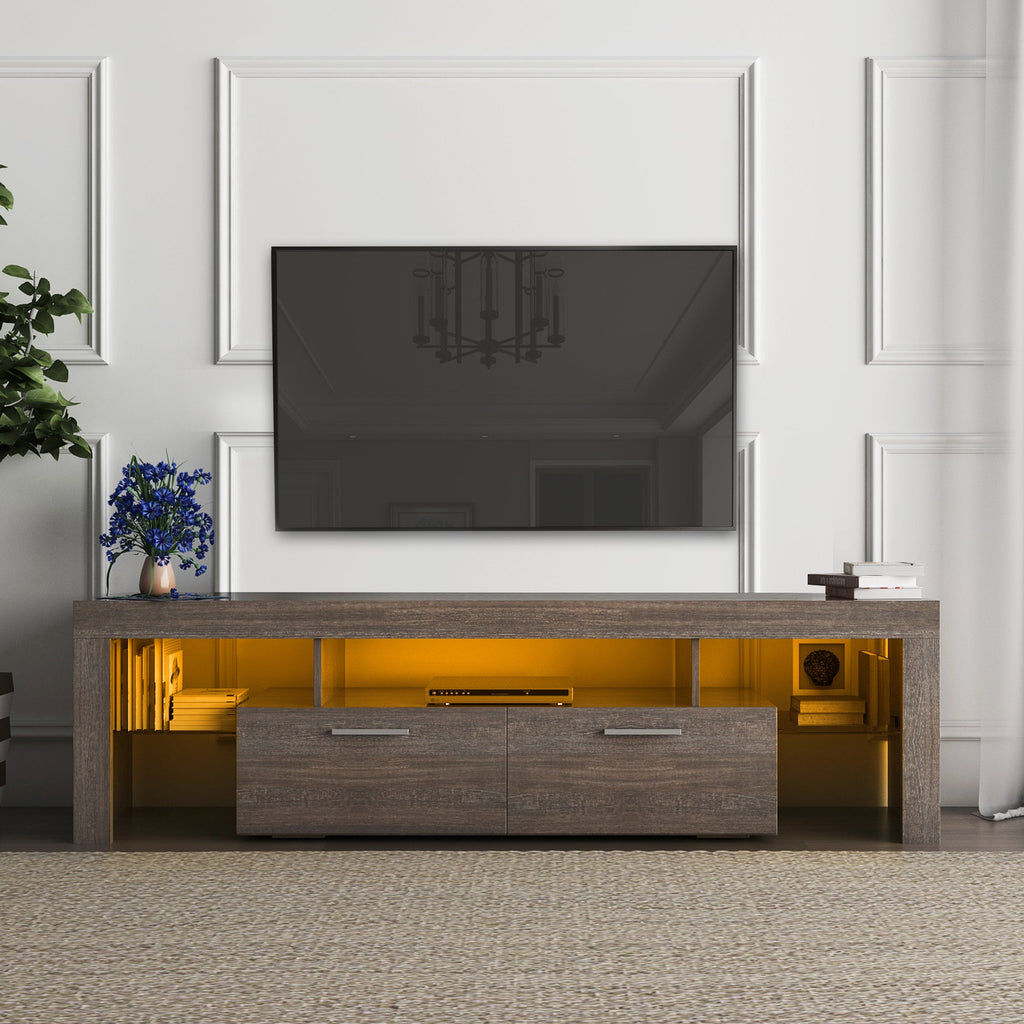 20 minutes quick assembly brown simple modern TV stand