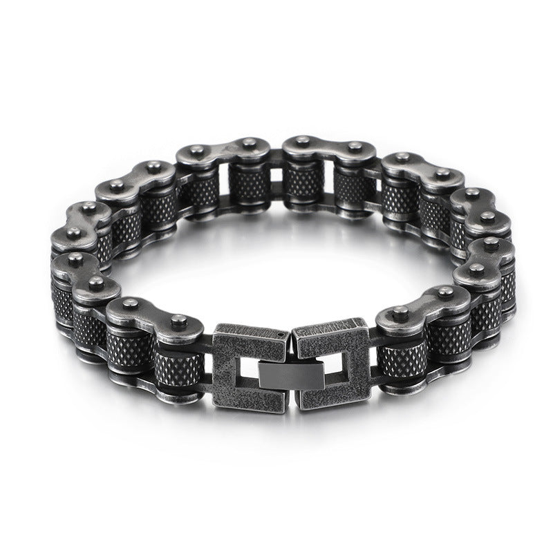 Bicycle Bracelet Titanium Steel Personalized Men's Motorcycle Chain Accessories