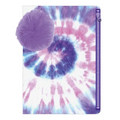 Tie Dye Pouch with Pompom - Paperback