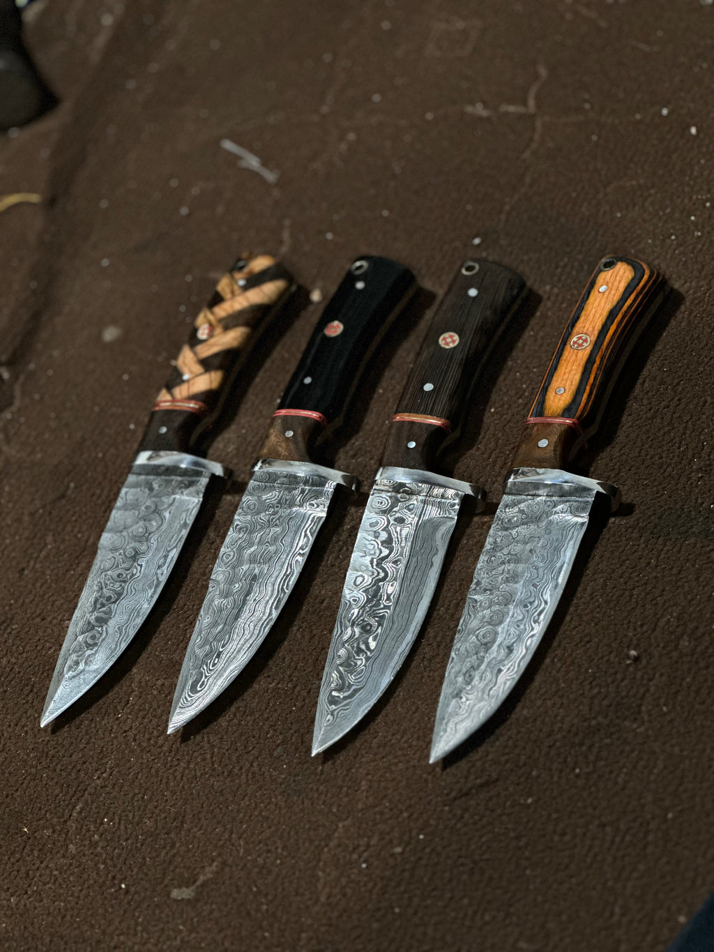 Hand forged hunting knife