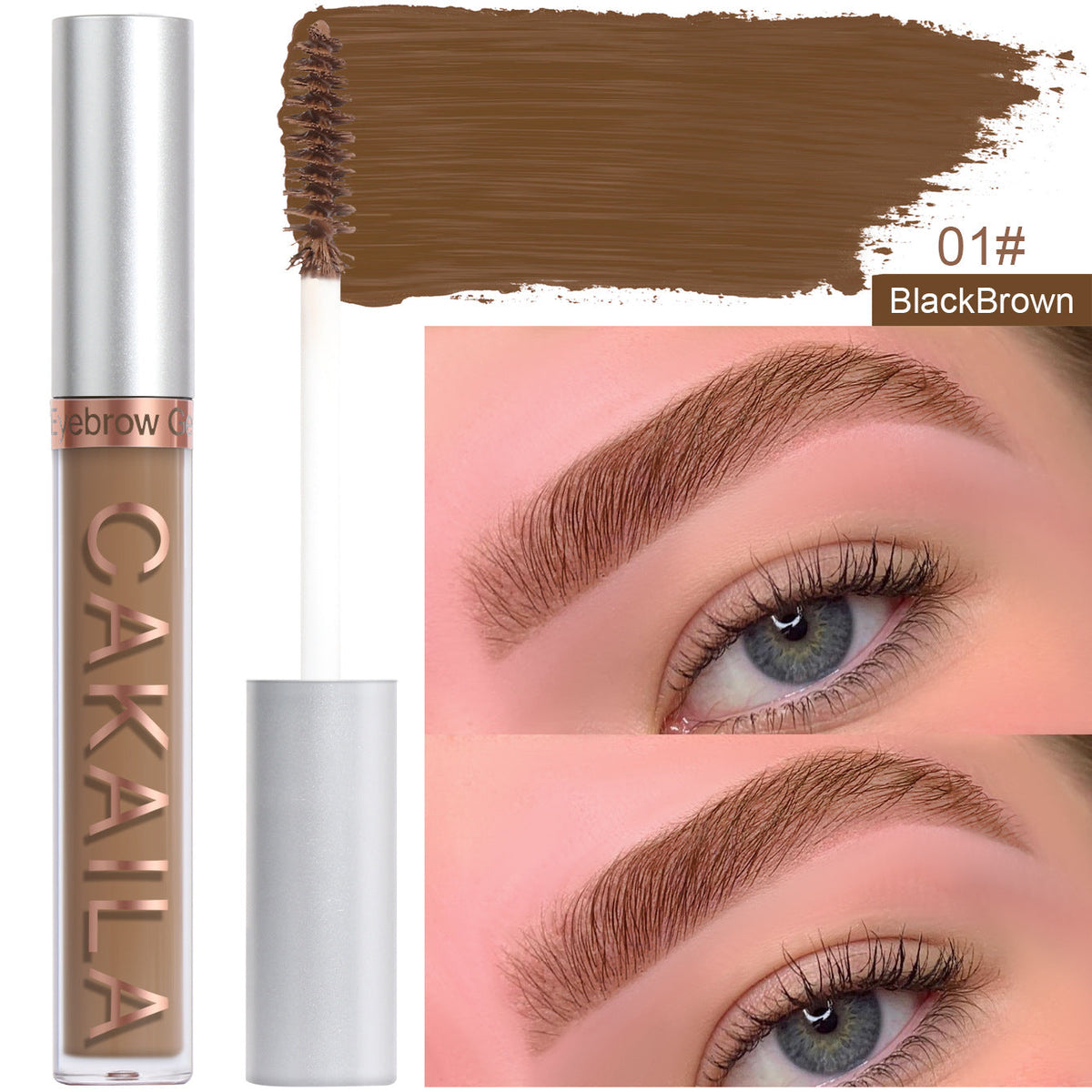 CAKAILA Eyebrow tint matte non smudge coloring long lasting eyebrow styling