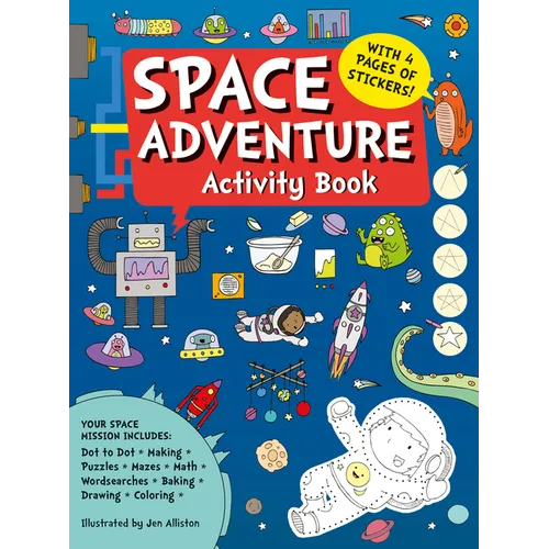 Space Adventure Activity Book - Paperback