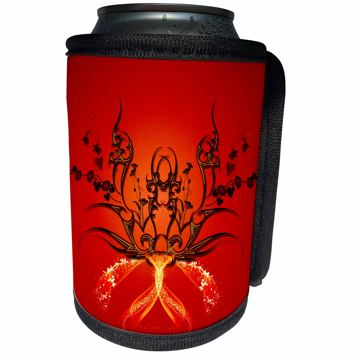 3dRose Heike Köhnen Design Decorative - Wonderful decorative tribal elements and light effects - Can Cooler Bottle Wrap (cc_243078)