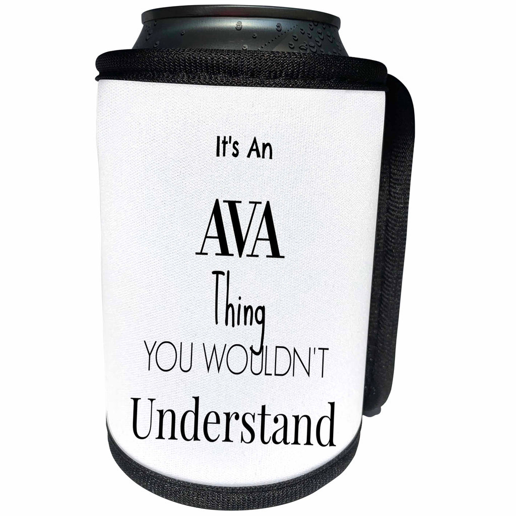 3dRose BrooklynMeme Names - Its an Ava thing - Can Cooler Bottle Wrap (cc_252219)