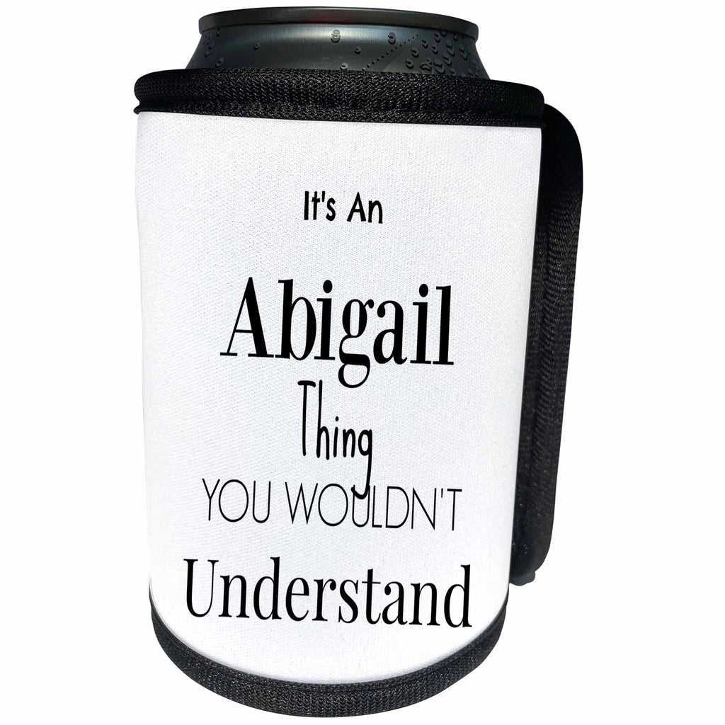3dRose BrooklynMeme Names - Its an Abigail thing - Can Cooler Bottle Wrap (cc_252228)