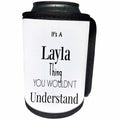 3dRose BrooklynMeme Names - Its a Layla thing - Can Cooler Bottle Wrap (cc_252232)