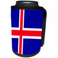 3dRose Flags - Iceland Flag - Can Cooler Bottle Wrap (cc_28252)
