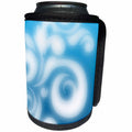 3dRose Rewards4life Gifts - Glowing Swirl On Blue - Can Cooler Bottle Wrap (cc_30049)