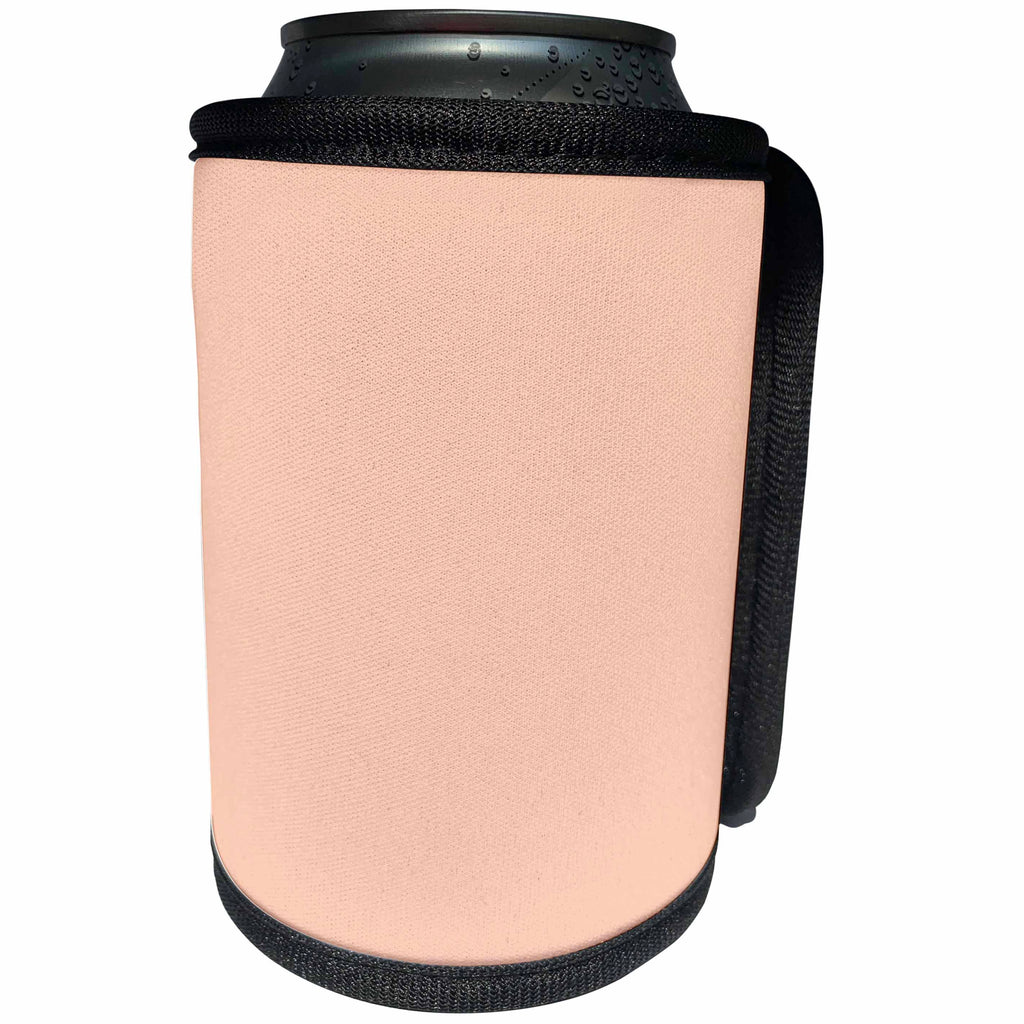3dRose Florene Designer Colors - Blush Pink - Can Cooler Bottle Wrap (cc_30647)