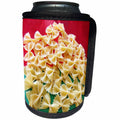 3dRose Florene Food n Beverage - Bow Tie Italian Pasta - Can Cooler Bottle Wrap (cc_30726)
