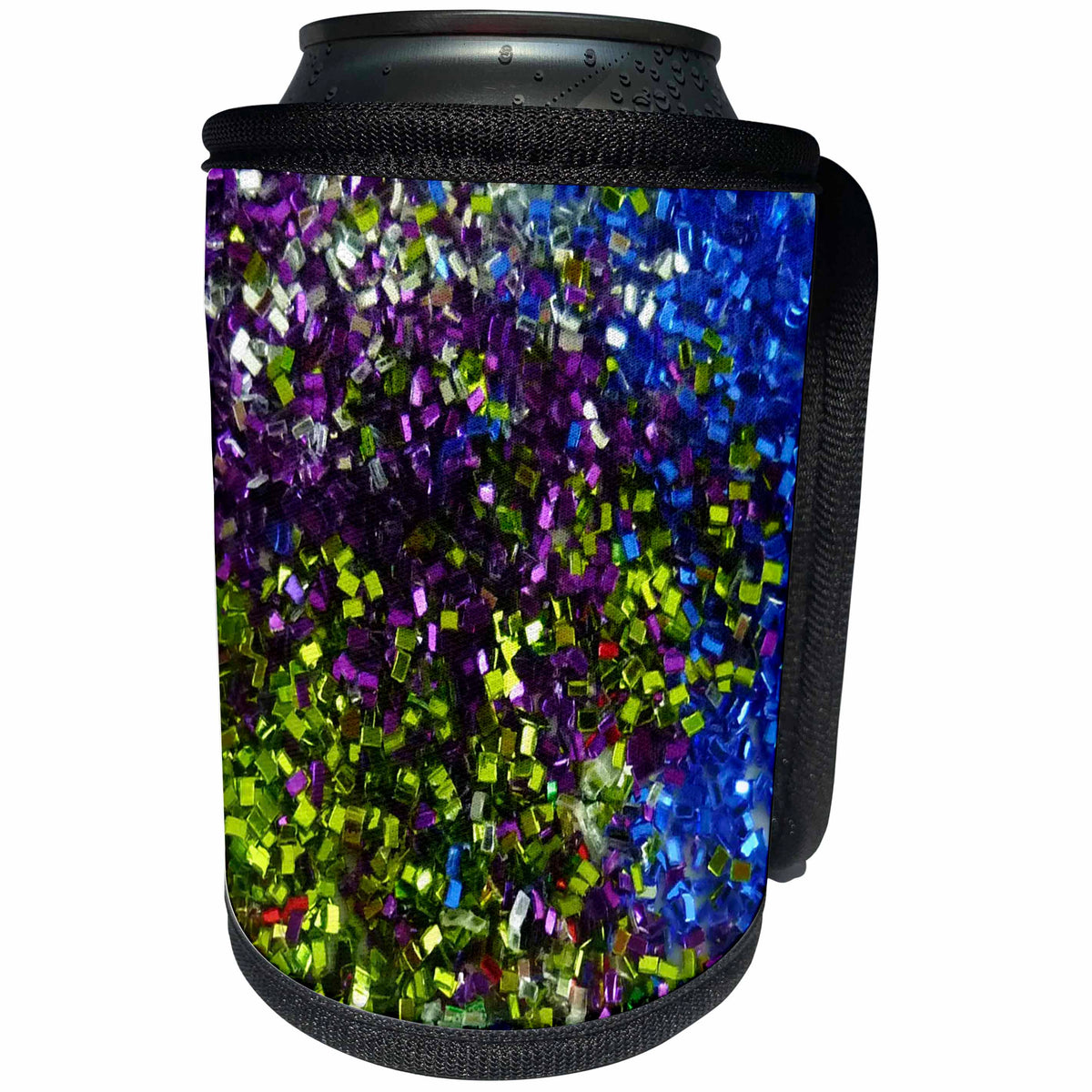 3dRose Florene Decorative - Party Shine - Can Cooler Bottle Wrap (cc_31111)