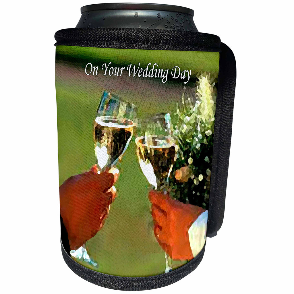 3dRose Wedding - On Your Wedding Day - Can Cooler Bottle Wrap (cc_3114)