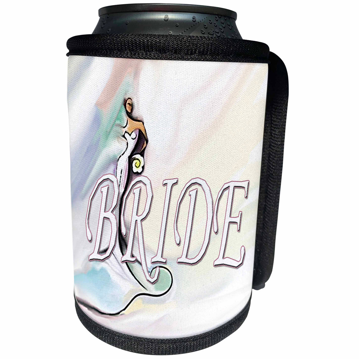 3dRose Wedding - Bride - Can Cooler Bottle Wrap (cc_3119)
