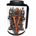3dRose Steampunk Monogram Initial Y - Can Cooler Bottle Wrap (cc-382521)