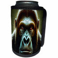 3dRose Ape Mountain Gorilla Fun Face Character Portrait - Can Cooler Bottle Wrap (cc-382608)