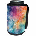 3dRose Rainbow Abstract Background - Can Cooler Bottle Wrap (cc-382797)