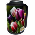 3dRose Pretty Tulips Background - Can Cooler Bottle Wrap (cc-382813)