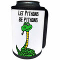 3dRose Cool Funny Cute Python Snake Let Pythons be Pythons... - Can Cooler Bottle Wrap (cc-383858)