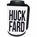 3dRose Word Scramble - HUCK FARD BW - Can Cooler Bottle Wrap (cc-384522)