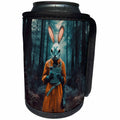 3dRose Rabbit in a post apocalyptic forest - Can Cooler Bottle Wrap (cc-385135)