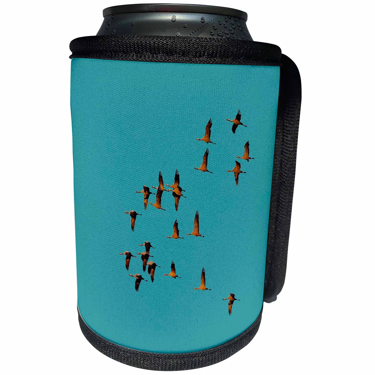 3dRose Leaving Home - A Storks Journey Vector Art - Can Cooler Bottle Wrap (cc-385200)