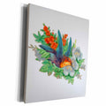 3dRose Vintage Bird Illustration Beautiful Hummingbird... - Museum Grade Canvas Wrap (cw_104618)