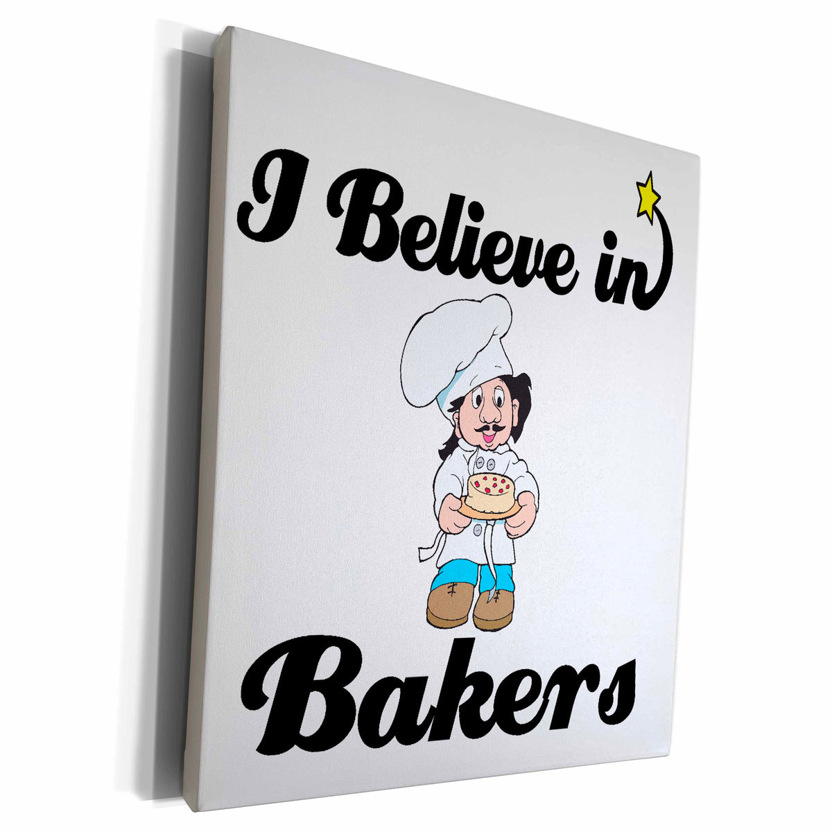 3dRose I Believe In Bakers - Museum Grade Canvas Wrap (cw_104759)