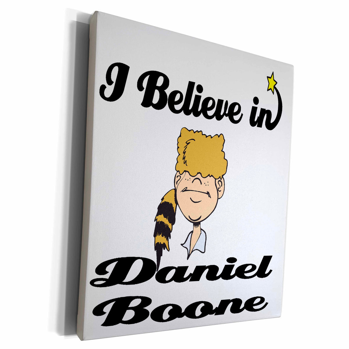 3dRose I Believe In Daniel Boone - Museum Grade Canvas Wrap (cw_105087)