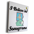 3dRose I Believe In Sonograms - Museum Grade Canvas Wrap (cw_105559)