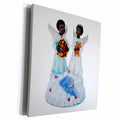 3dRose Angels - African-American angels - Museum Grade Canvas Wrap (cw_1069)