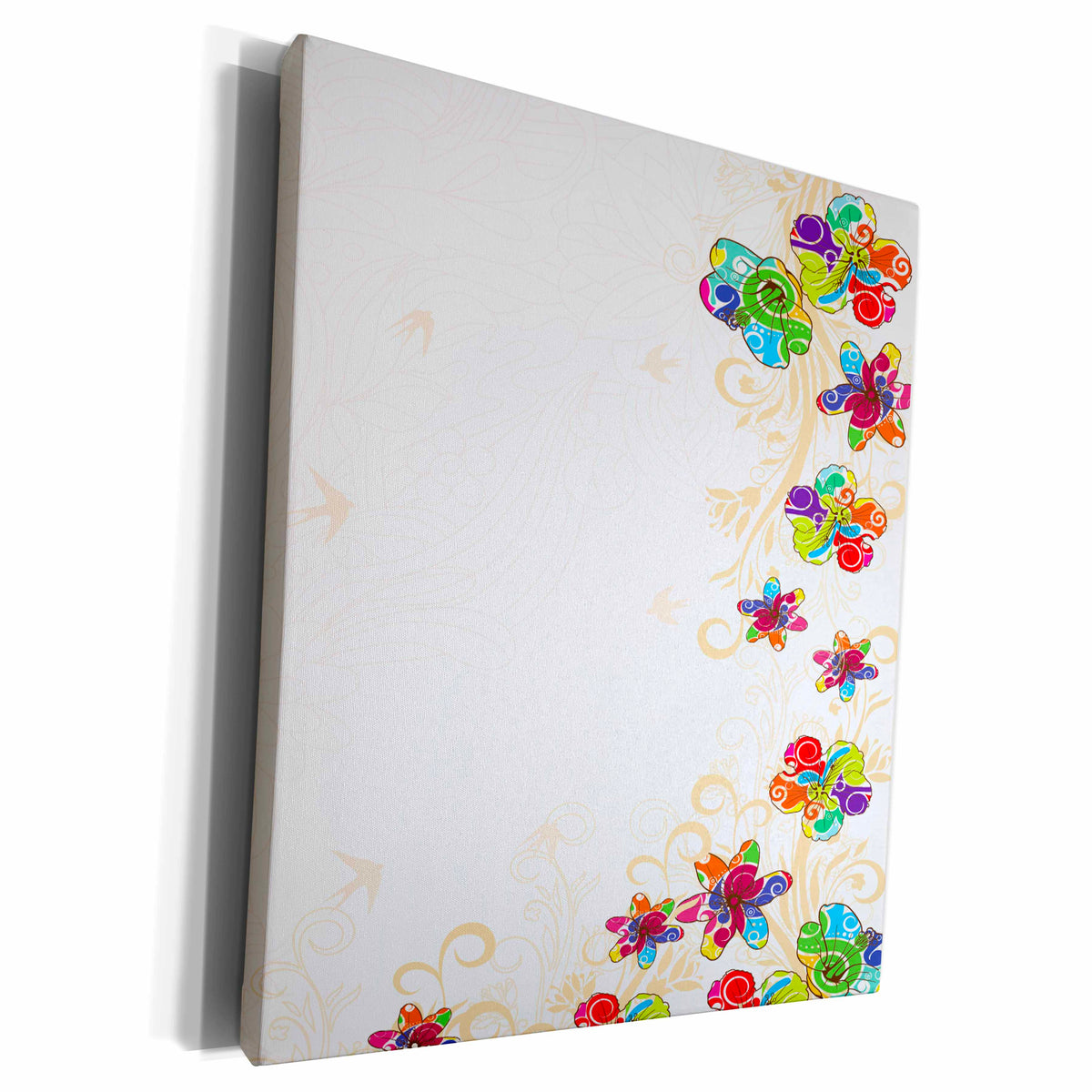 3dRose Lovely Modern Abstract Summer Starfish Nature Vector... - Museum Grade Canvas Wrap (cw_106904)
