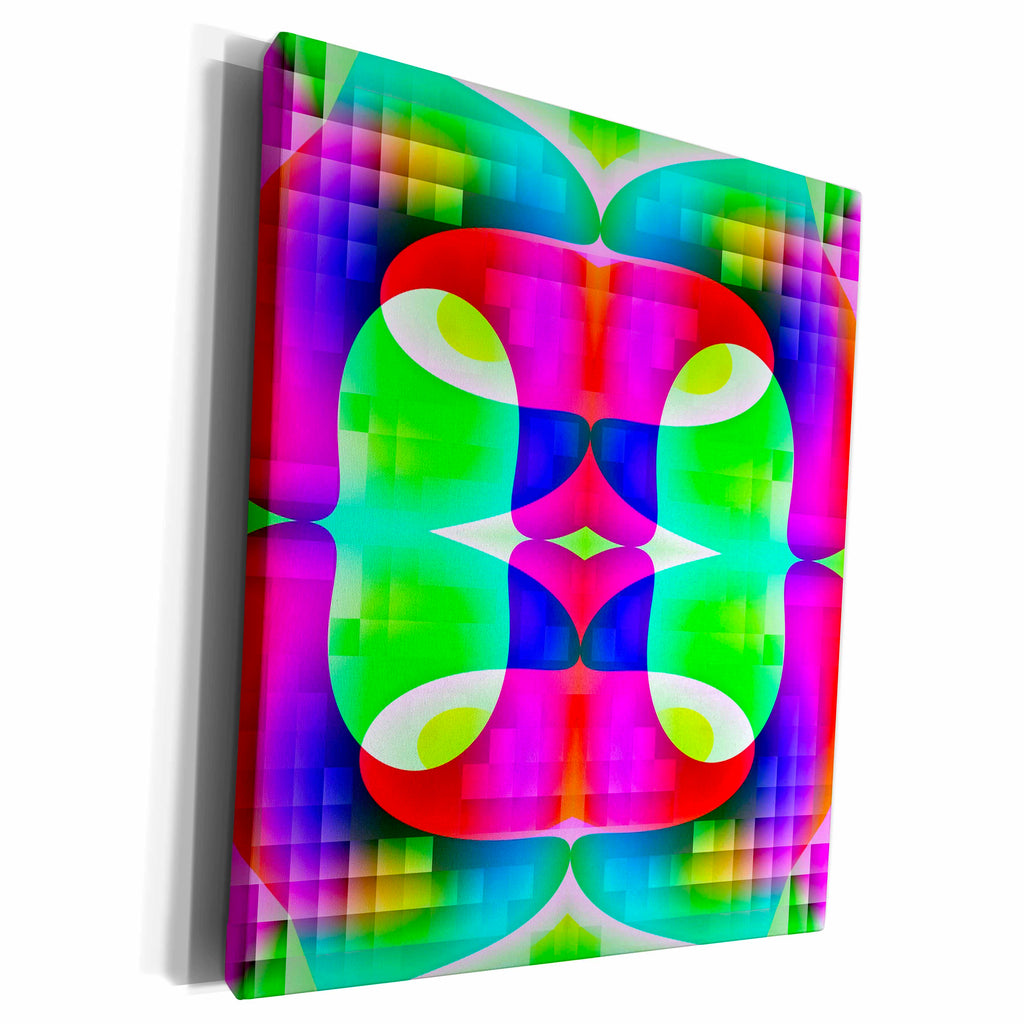 3dRose Digital Abstract 3 by Angelandspot - Museum Grade Canvas Wrap (cw_10904)