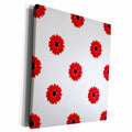 3dRose Pretty Red Gerbera Daisies - Museum Grade Canvas Wrap (cw_110754)