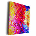 3dRose TNMGraphics Abstract Designs - Colorful Sparkles - Museum Grade Canvas Wrap (cw_11117)