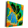 3dRose TNMGraphics Art Deco Plus - Wild Garden - Museum Grade Canvas Wrap (cw_11134)