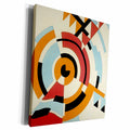3dRose TNMGraphics Art Deco Plus - Circles in Abstract - Museum Grade Canvas Wrap (cw_11221)