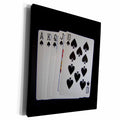 3dRose Florene Games - Royal Flush - Museum Grade Canvas Wrap (cw_11473)