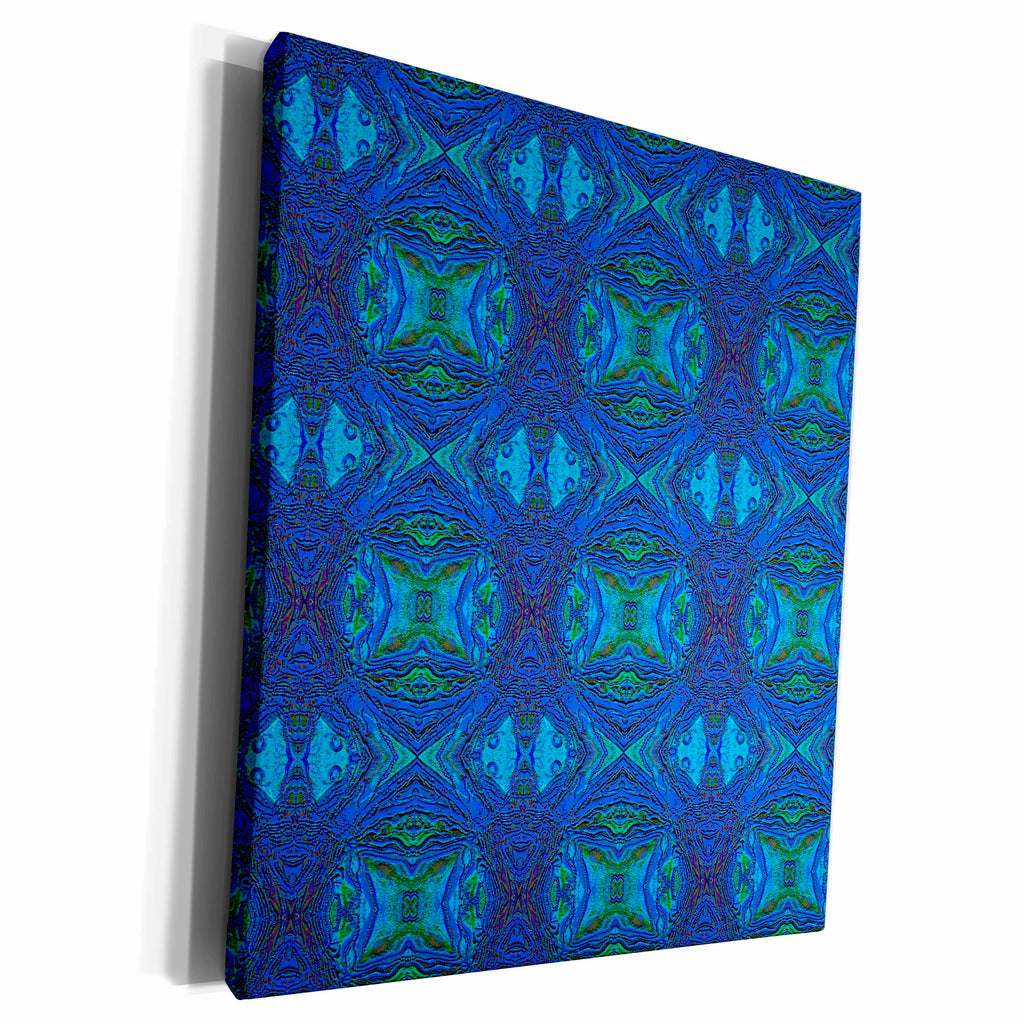 3dRose SmudgeArt Pattern Designs - Sculpture B - Museum Grade Canvas Wrap (cw_11702)