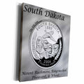 3dRose State Quarter South Dakota - Museum Grade Canvas Wrap (cw_120154)